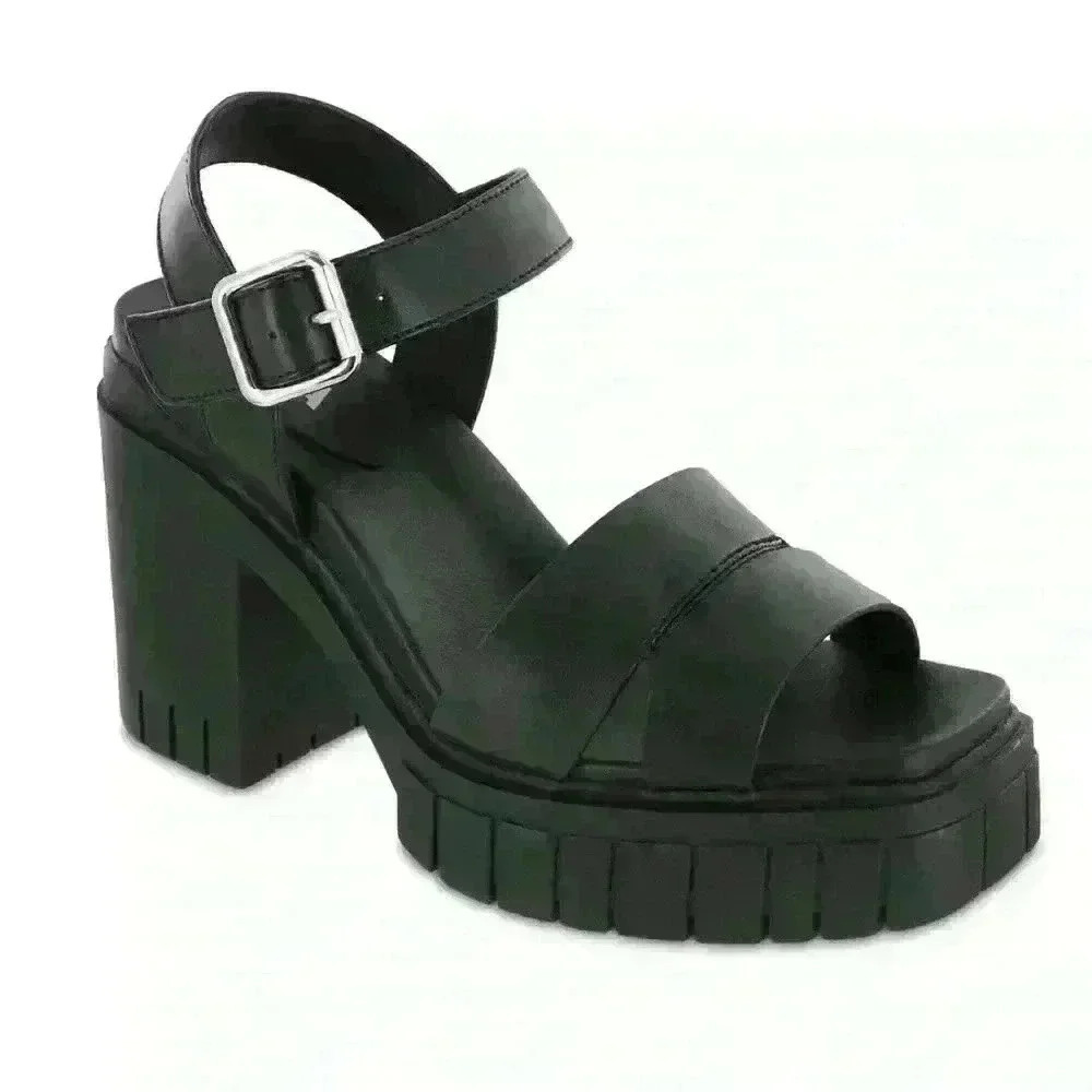 NWOT MIA Nivea Black platforms "9" Y2K Summer Vibes Fairycore Free Spirit Boho